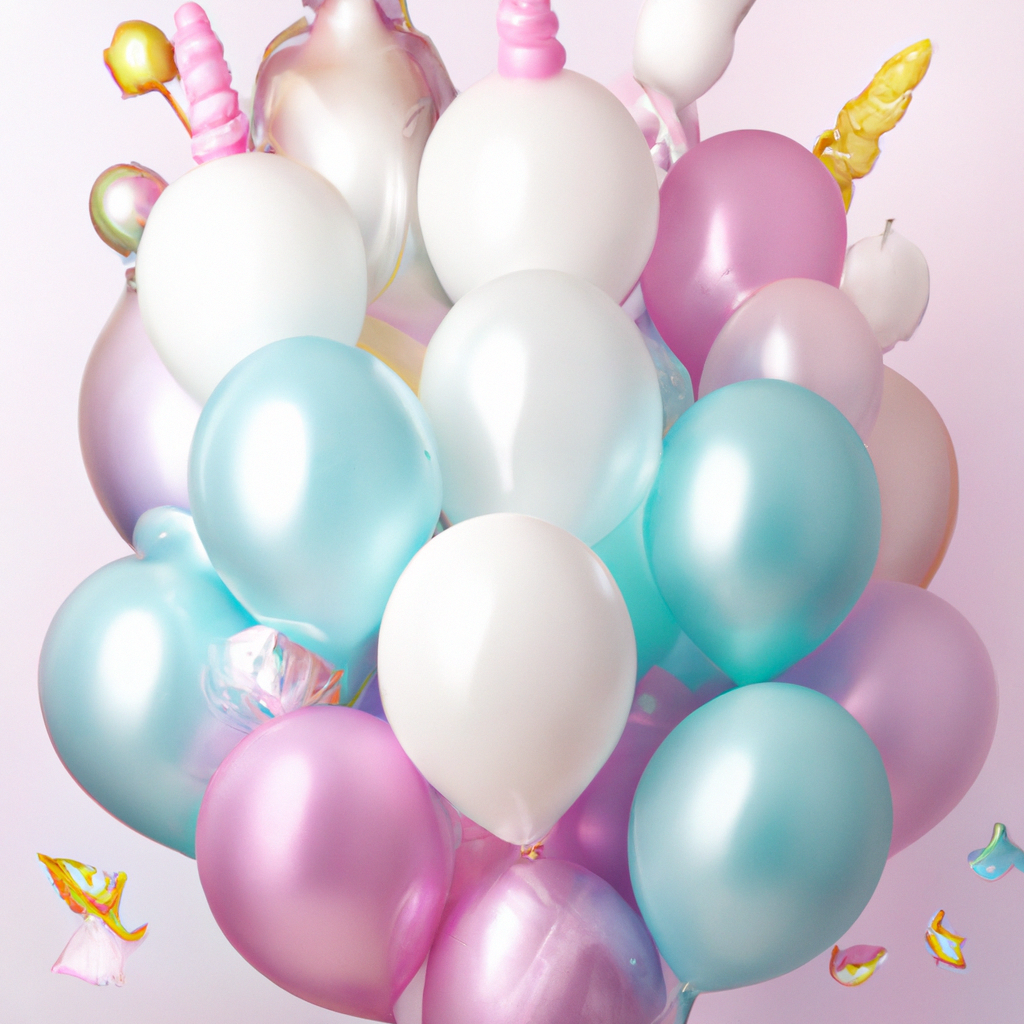 Unicorn Birthday Decorations for Girls, 11pcs Unicorn Balloons Set with Rainbow, Heart, Star, Crown and Number 3 Foil Balloons for 3rd Birthday Party Decorations