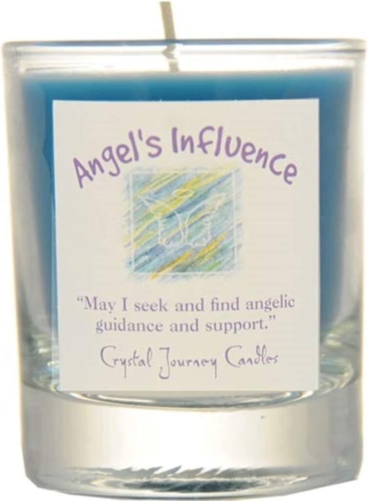 Crystal Journey Herbal Magic Glass Filled Votive Soy Candle - Abundance